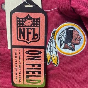 Washington Redskins NFL Burgundy Polo Shirt Size large